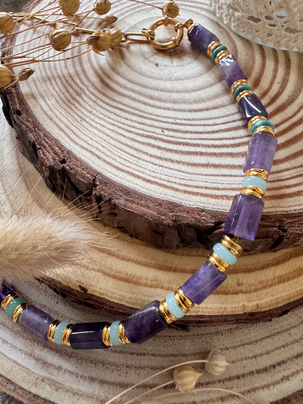 Collier Amera – Élégance dorée & perle naturelle