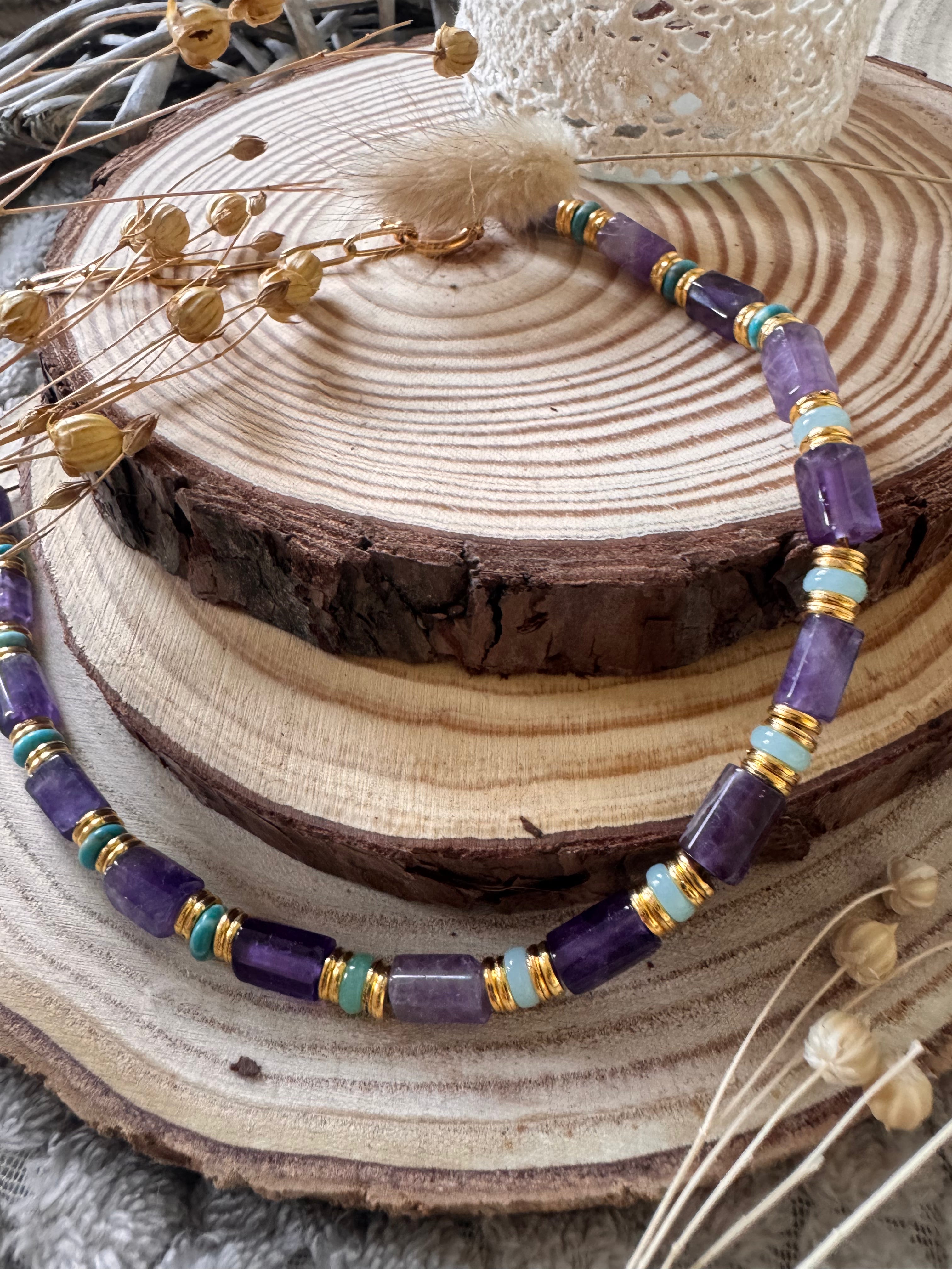 Collier Amera – Élégance dorée & perle naturelle