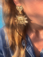 Boucles d’oreilles Sunny – Soleil lumineux