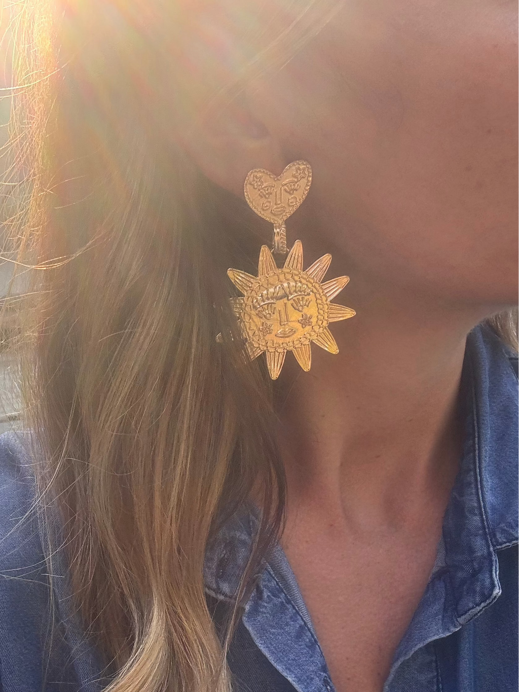Boucles d’oreilles Sunny – Soleil lumineux