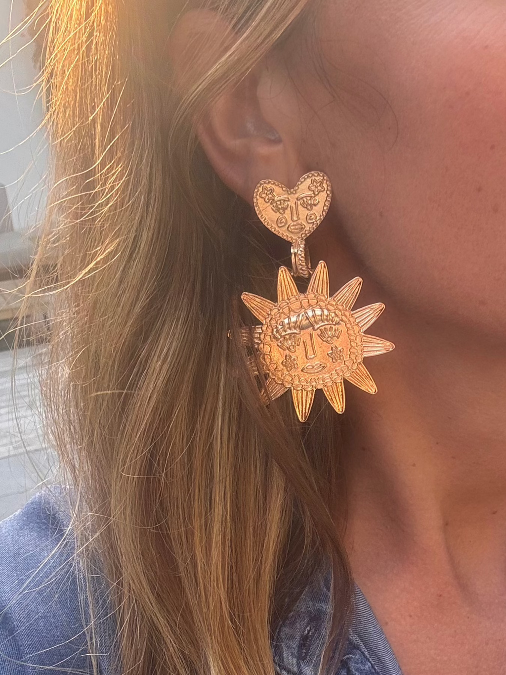 Boucles d’oreilles Sunny – Soleil lumineux