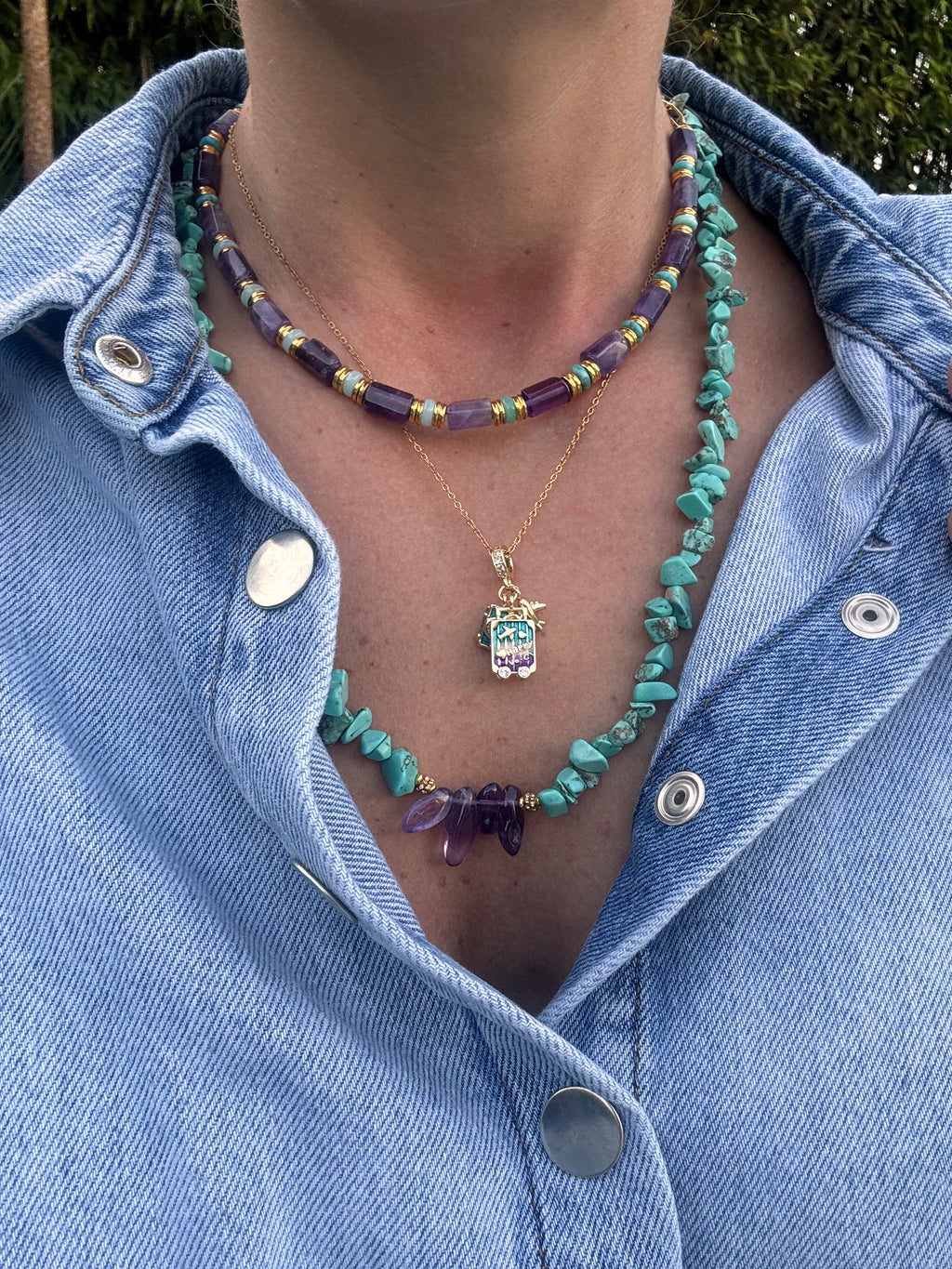 Collier Amera – Élégance dorée & perle naturelle