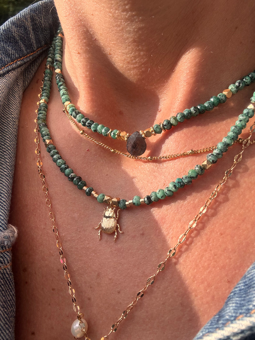 Collier Aube - Élégance & minimalisme lumineux