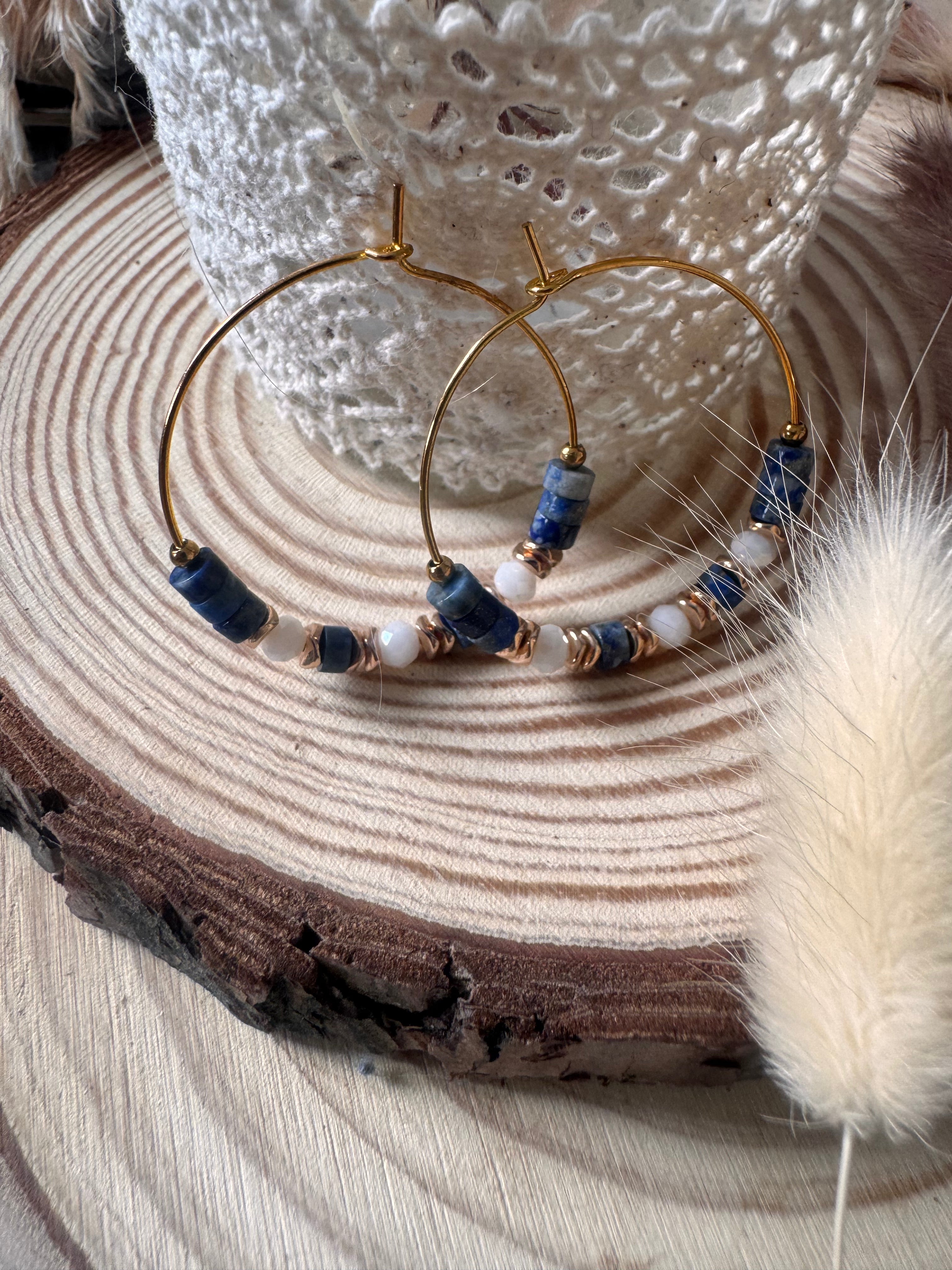 Boucles d'oreilles Aubade - Élégance & minimalisme lumineux