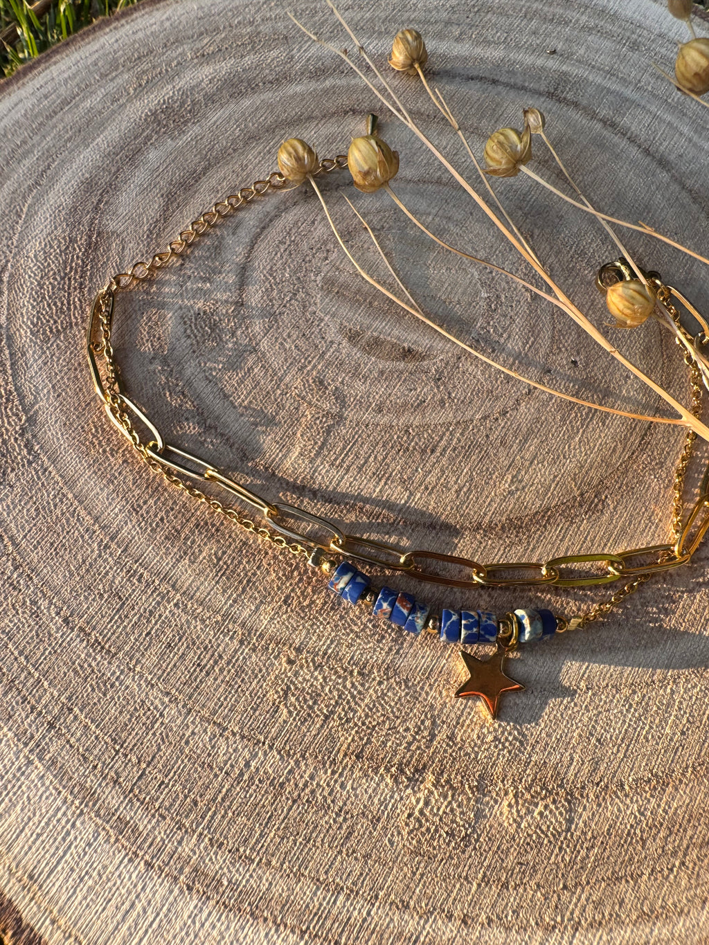 Bracelet Wave – Vague d’élégance en acier doré | Maison Iconic