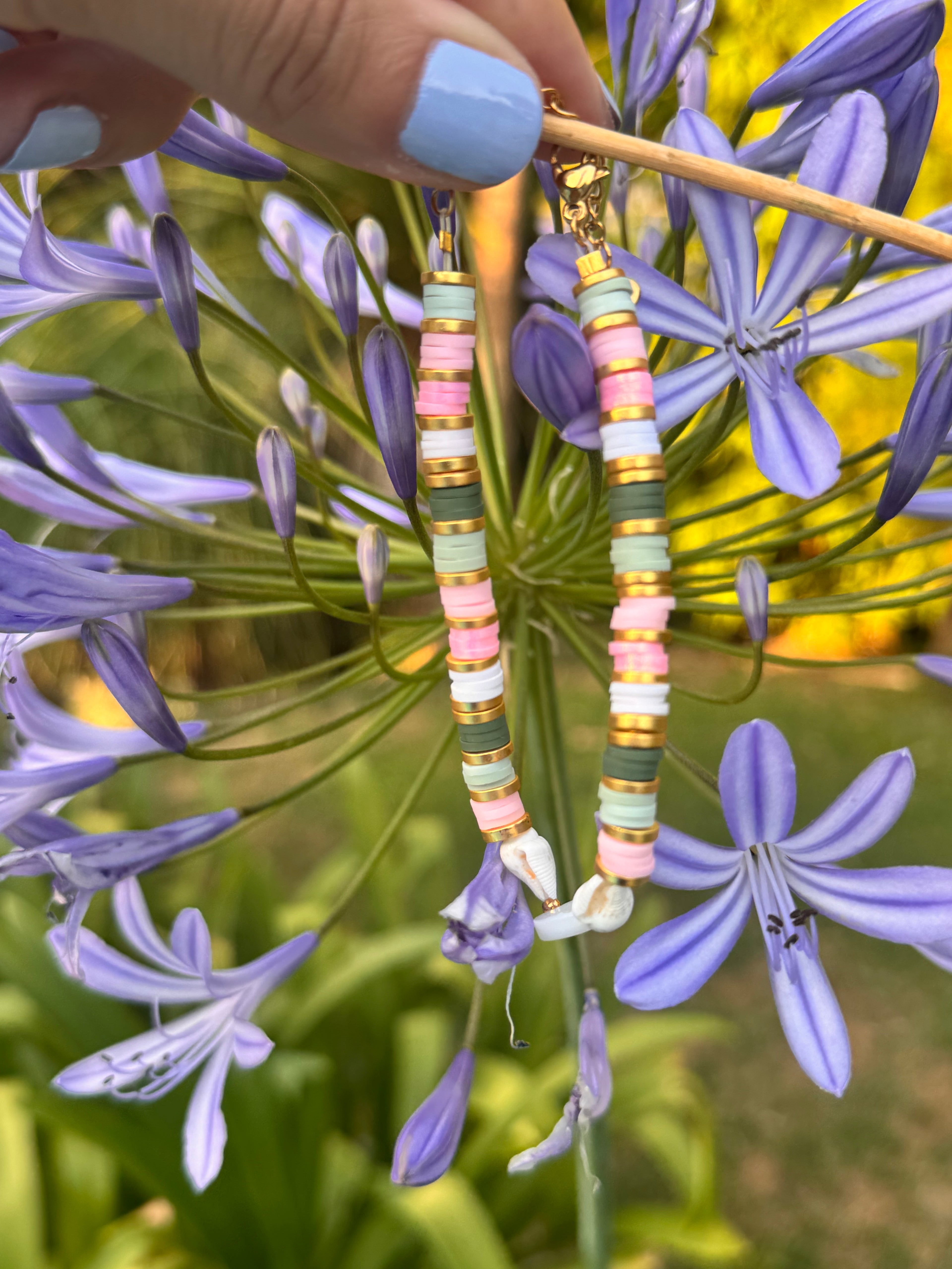 Bracelet Swell –  Éclat doré & perles heishi | Maison Iconic