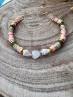 Bracelet Swell –  Éclat doré & perles heishi | Maison Iconic