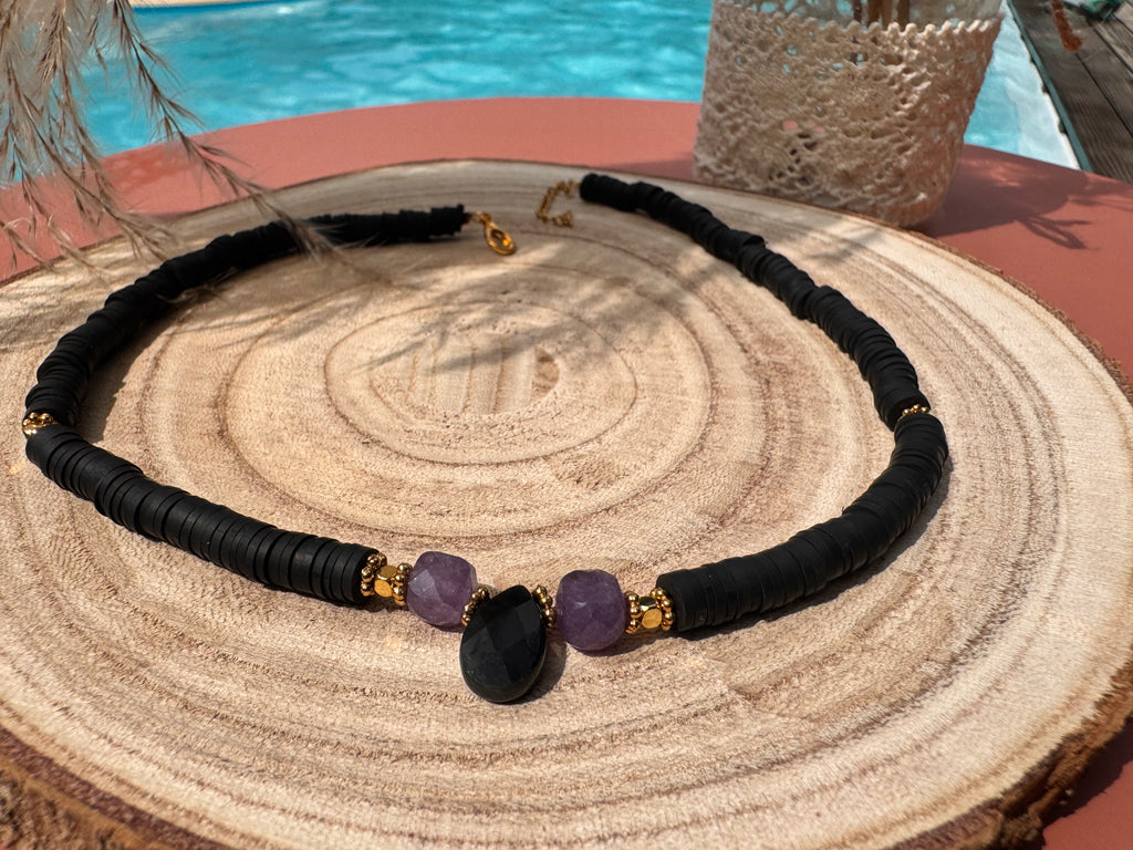 Collier Saphéa – Élégance & Pierres Naturelle