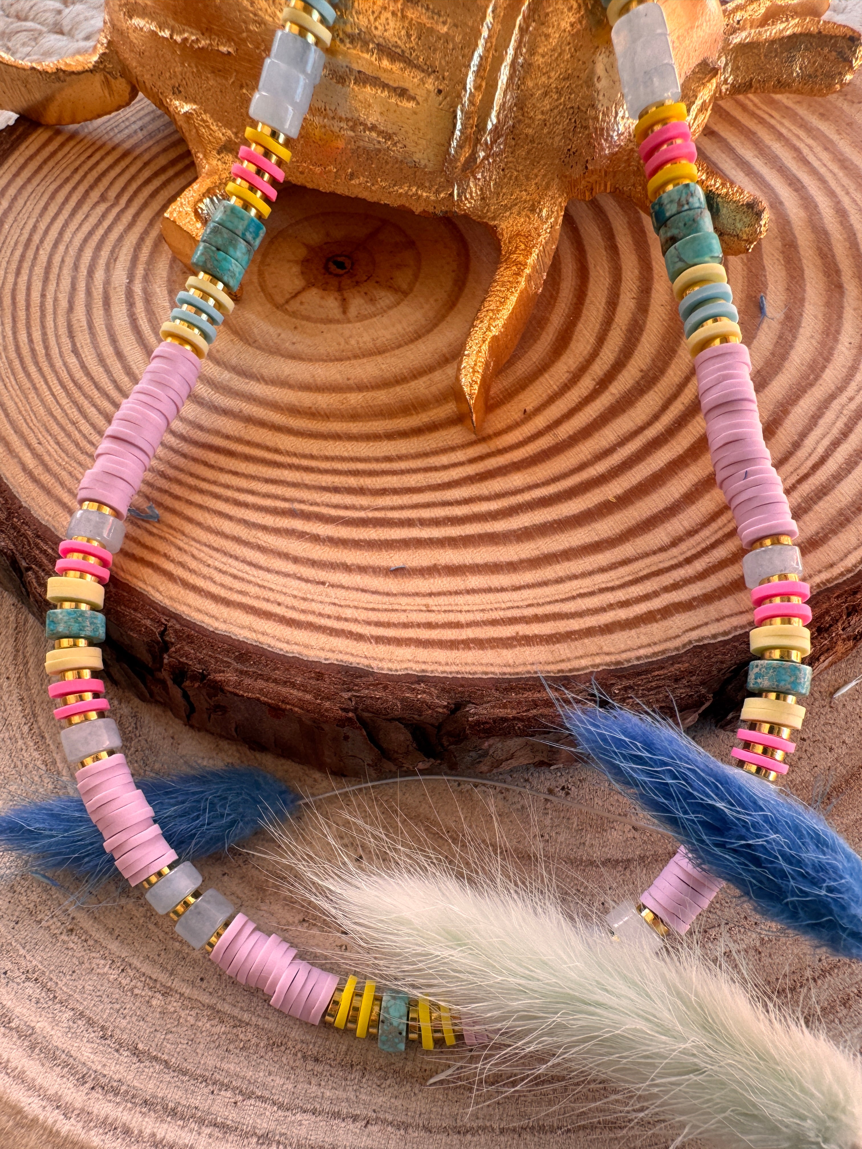 Perles Heishi & Pierres Naturelles