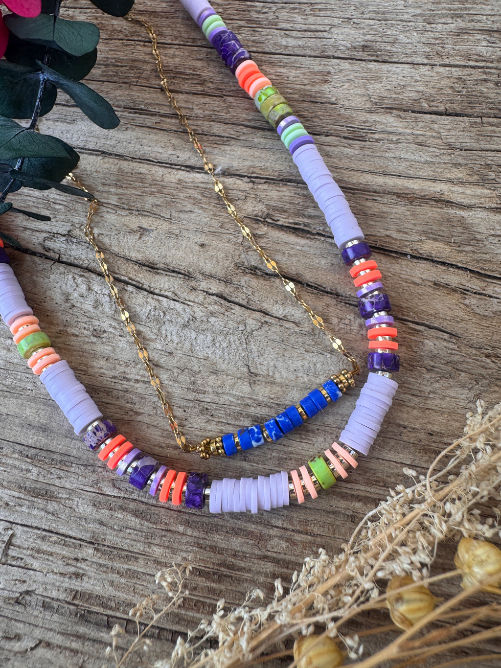 Perles Heishi & Pierres Naturelles -  maison iconic