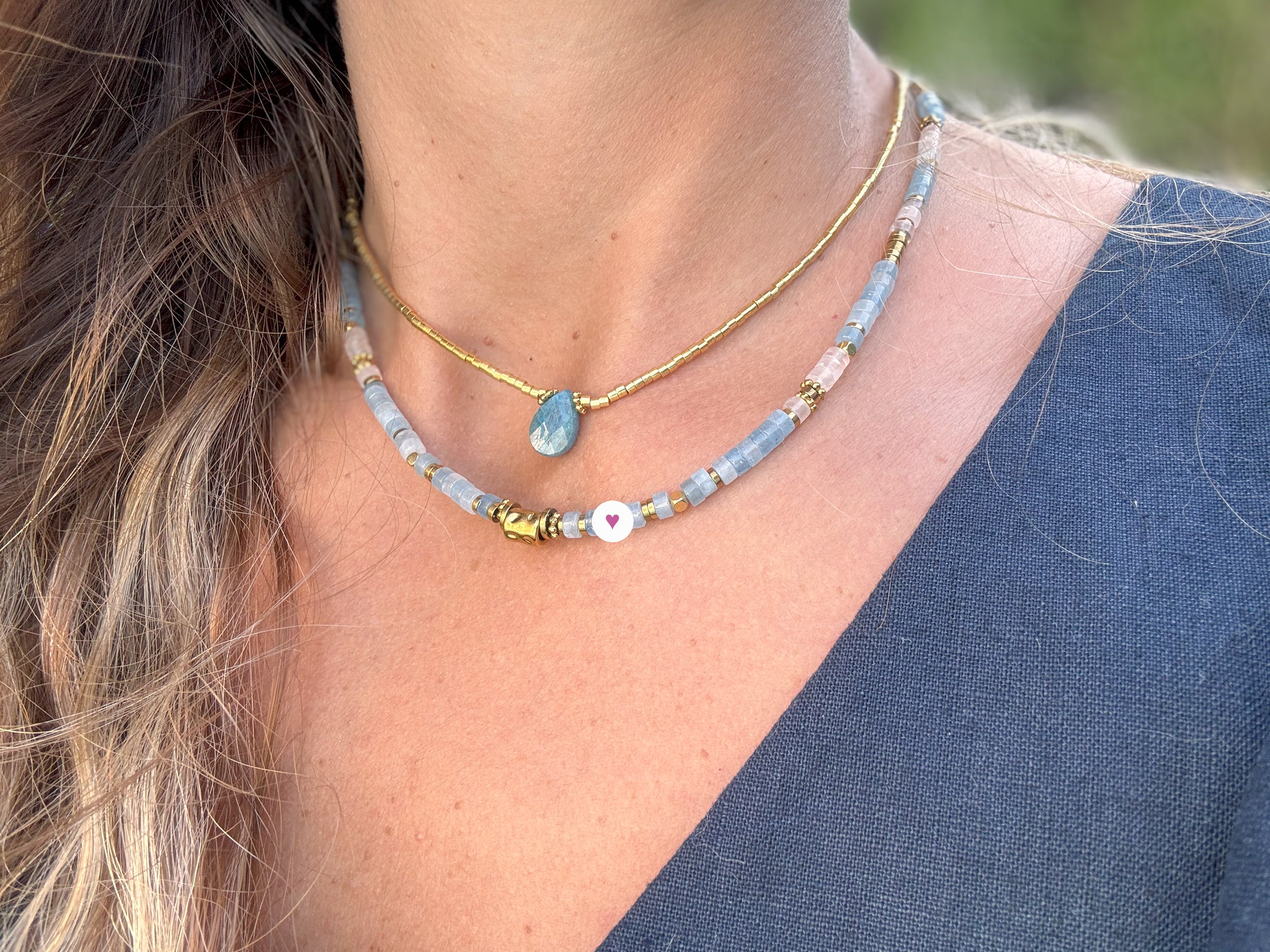 Collier Ancolie - Raffinement naturel