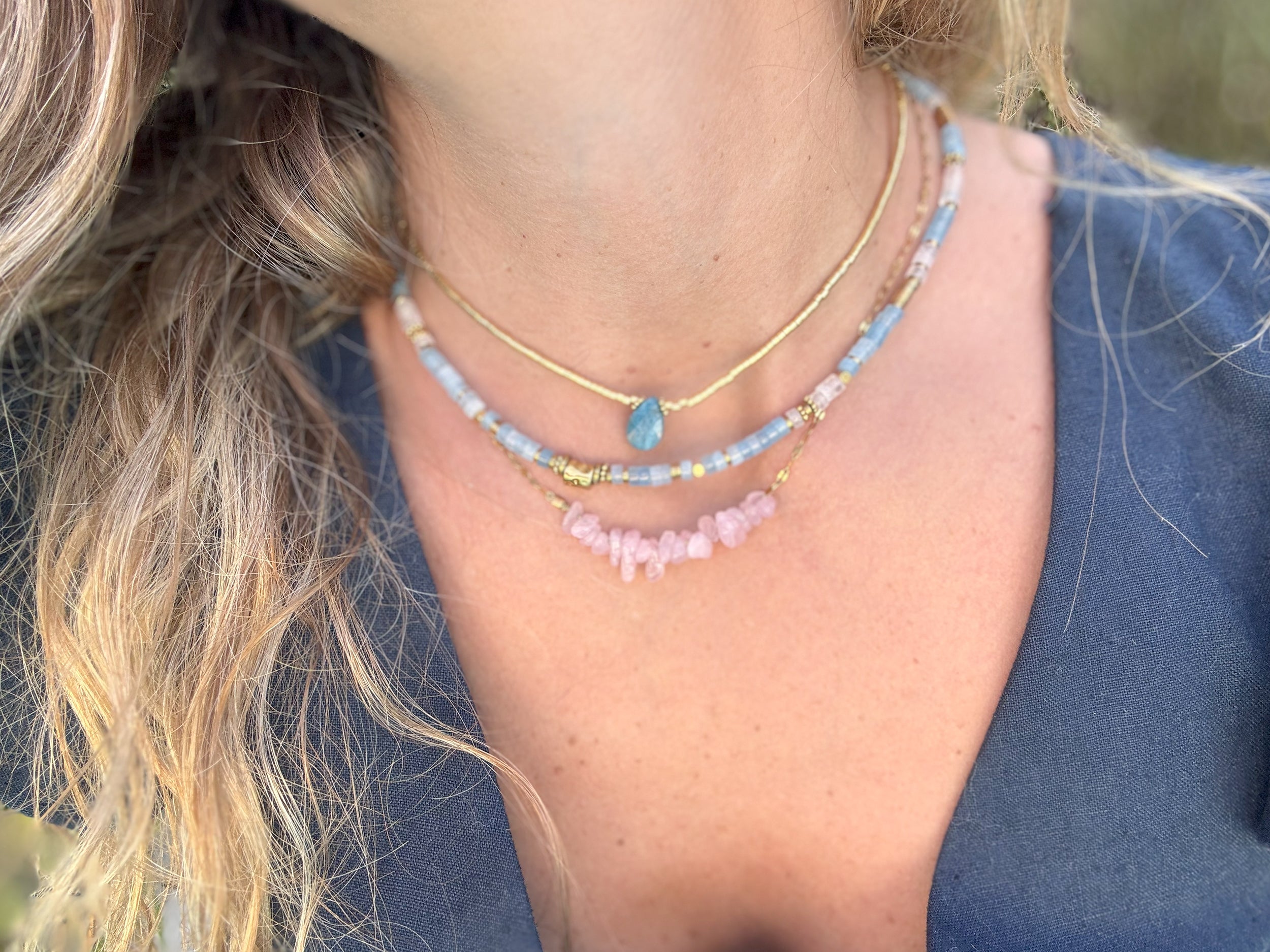 Collier Ancolie - Raffinement naturel