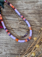 collier perles Heishi femme