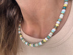 collier pierres naturelles  - bijou bohème chic