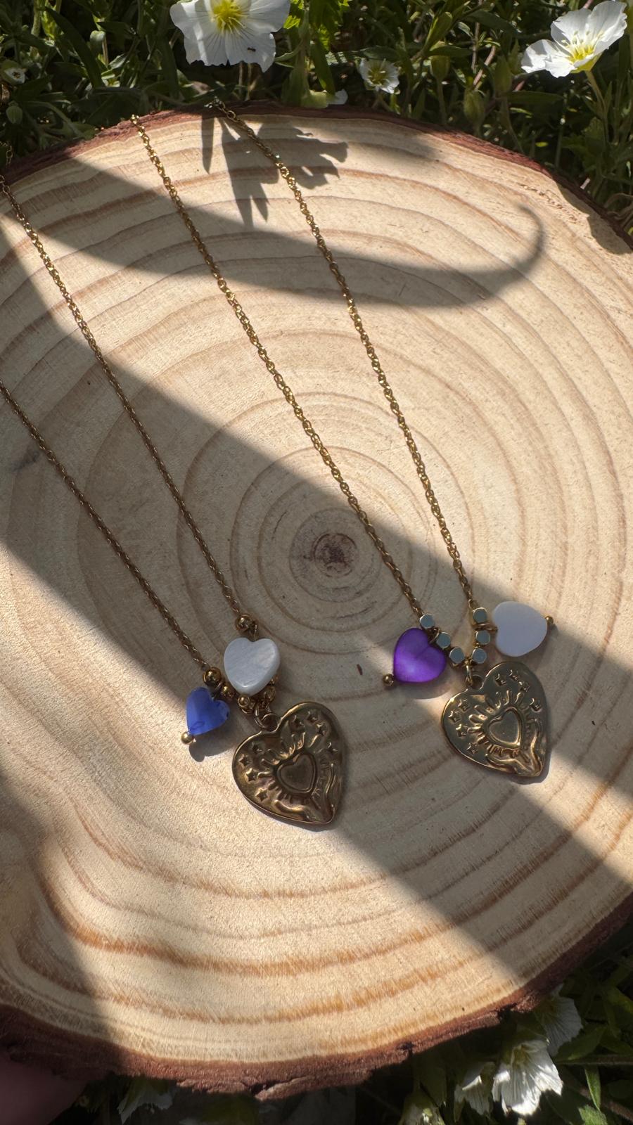 Collier Amour – Doré & intemporel