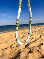 Collier rio – heishi pastel & pierres naturelles